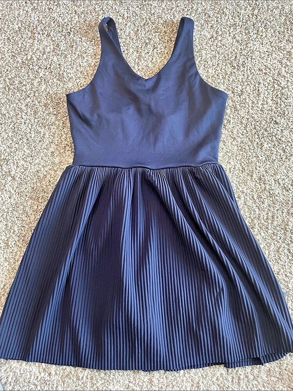 all in motion Pleated Tennis Dress Mini Black Medium